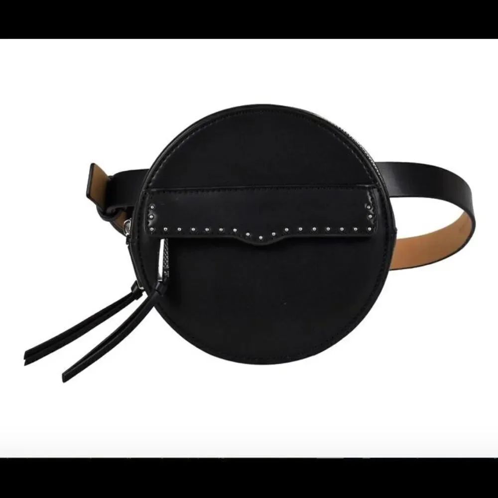 Rebecca Minkoff Lucy Black Leather Belt Bag